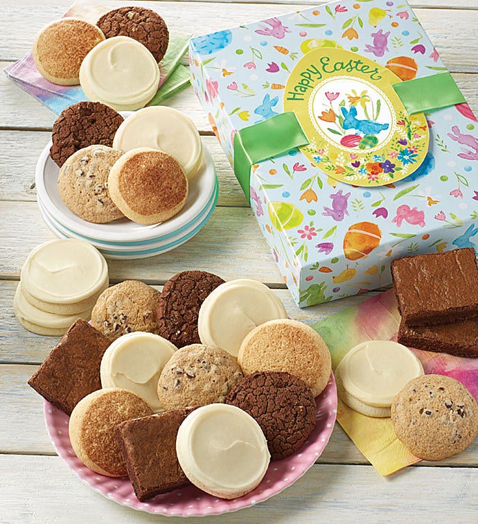 Gluten Free Easter Cookie and Brownie Gift Boxes