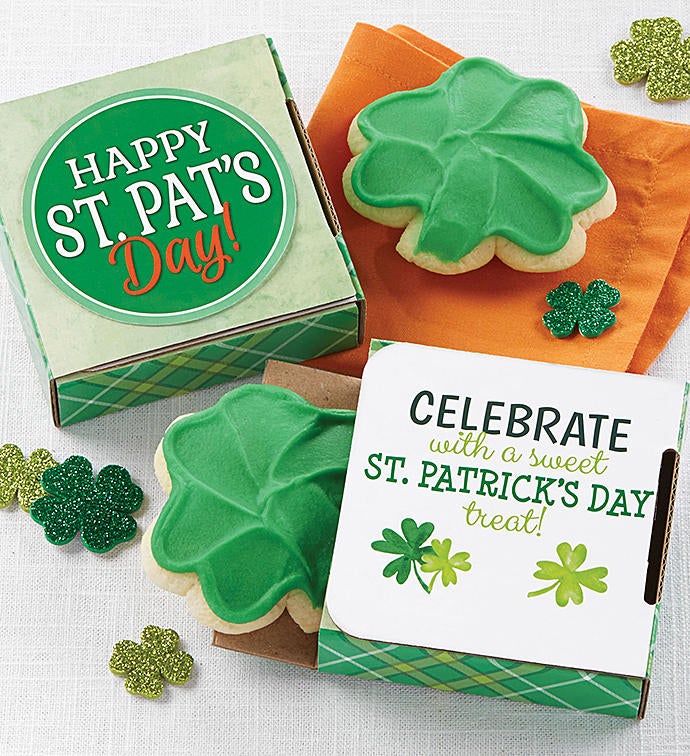 Happy St Patrick's Day Cookie Card