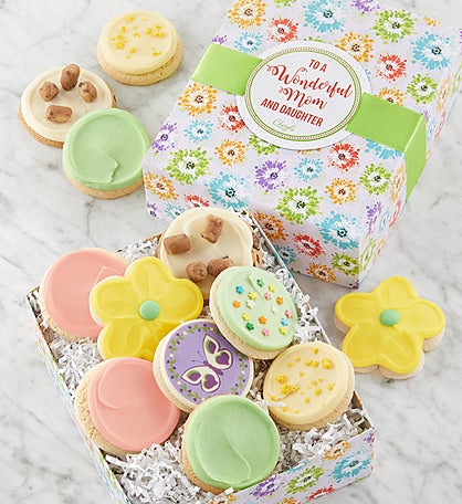 To a Wonderful Mom and Daughter Cookie Gift Box