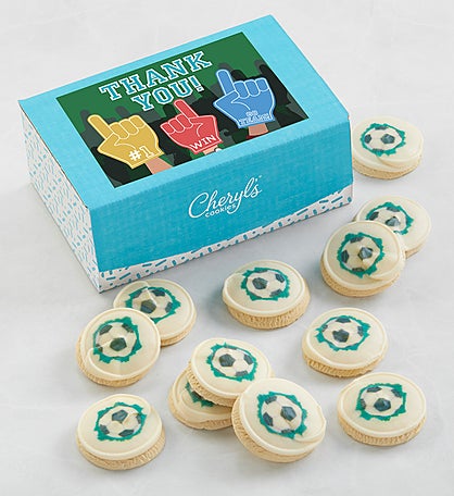 Thank You Soccer Cookie Gift Box