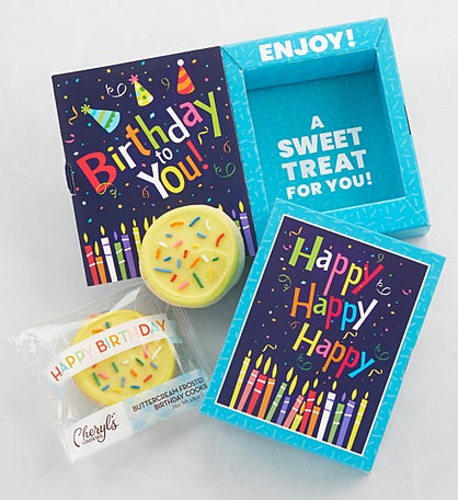 Happy Birthday Cookie Card