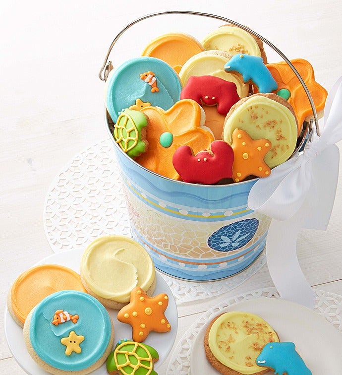 Beachtime Frosted and Crunchy Cookie Pail