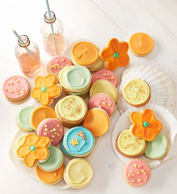 Buttercream Frosted Beachtime Cookies