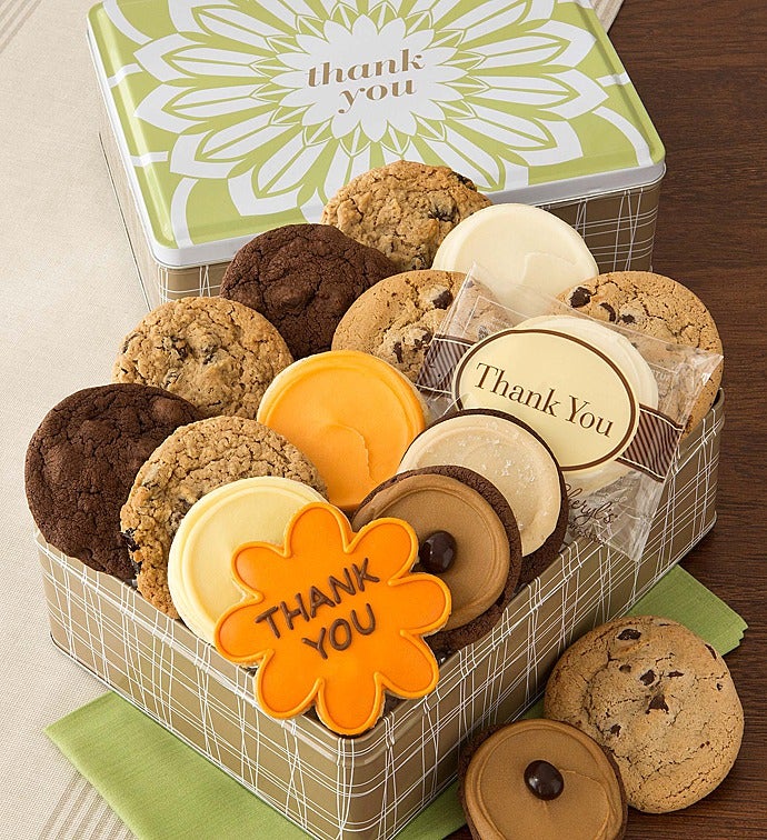 Thank You Gift Tin    Classic Cookies