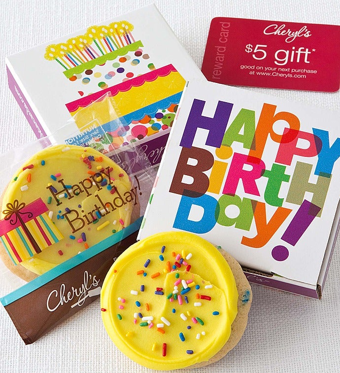 Happy Birthday Cookie Card