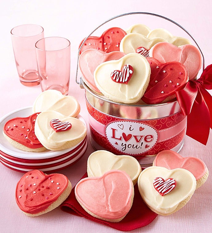 I Love You Gift Pail   Buttercream Frosted Pail