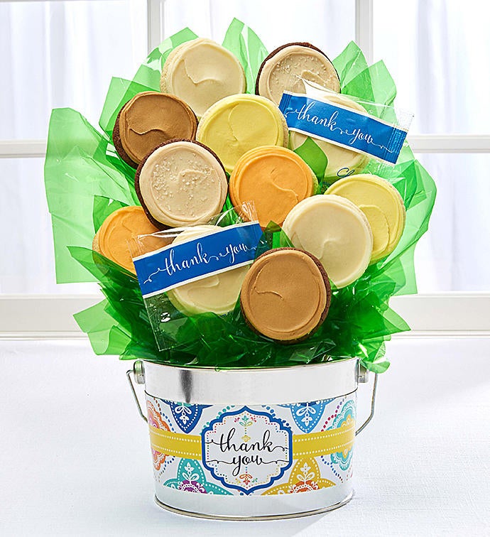 Thank You Cookie Flower Pot