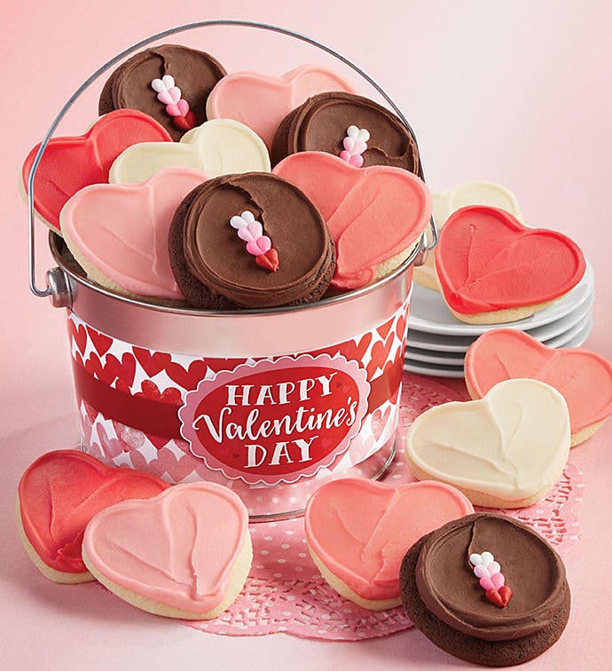 Happy Valentine's Day Cookie Pail