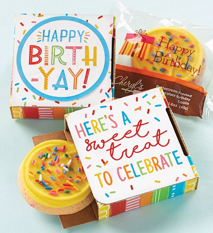 Happy Birth Yay Cookie Card with Music