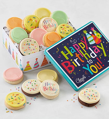 Birthday Gift Tin - Frosted Assortment