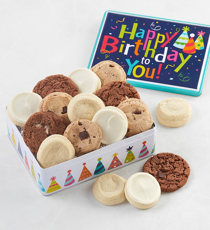 Birthday Gift Tin Vegan Assortment