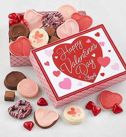 Valentine Chocolate & Strawberry Treats Gift Box