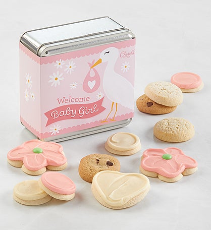 Baby Girl Treats Gift Tin