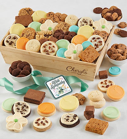 With Sympathy Gift Basket - Large