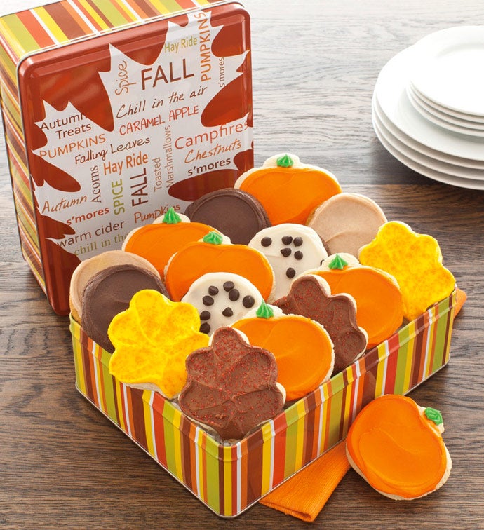 Autumn Gift Tin Frosted Assortment