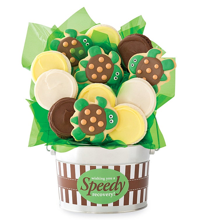 Speedy Recovery Cookie Flower Pot