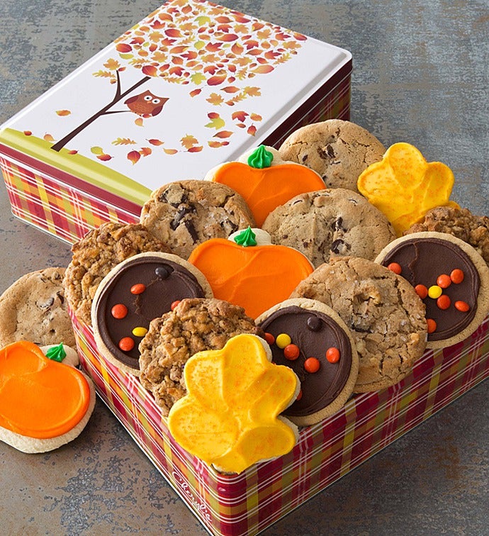 Autumn Gift Tin 16 Create Your Own Cookies