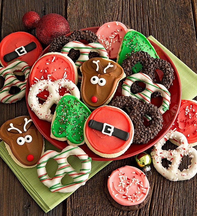 Holiday Pretzels and Cookies
