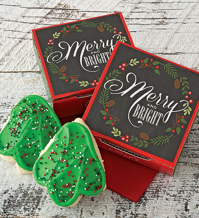 Merry and Bright Cookie Card