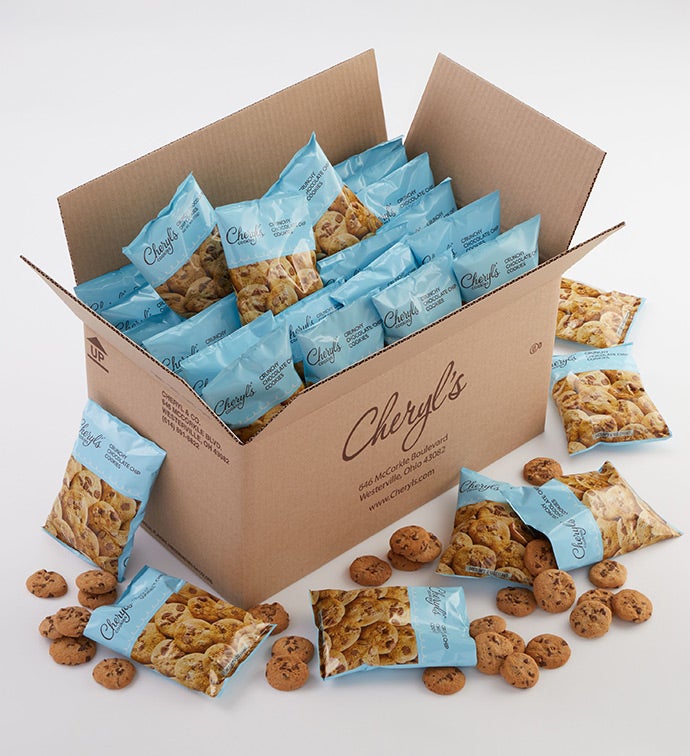 Crunchy Chocolate Chip Cookie 4.0oz. Bags - Case pack 40