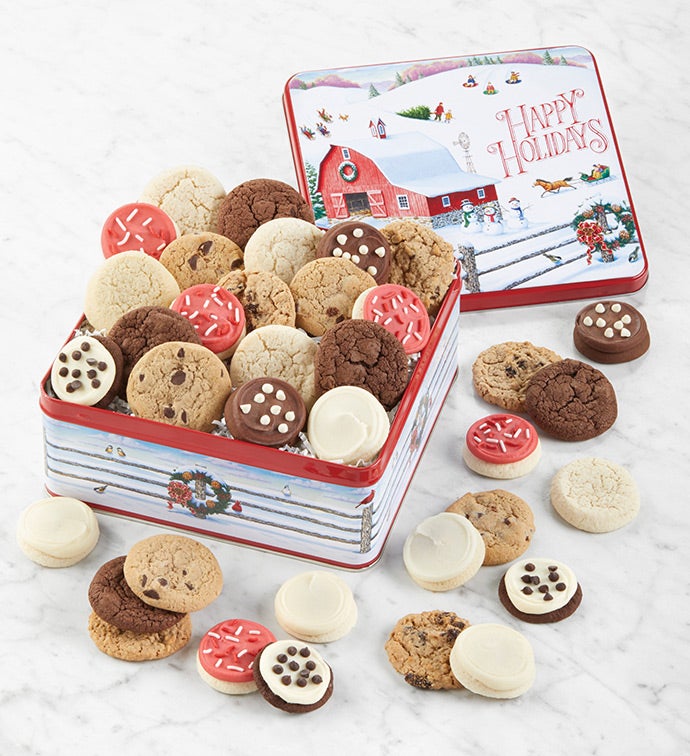 Cheryl’s Barn Scene Snack Size Gift Tin