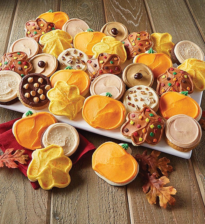 Buttercream Frosted Fall Premier Cookie Assortment