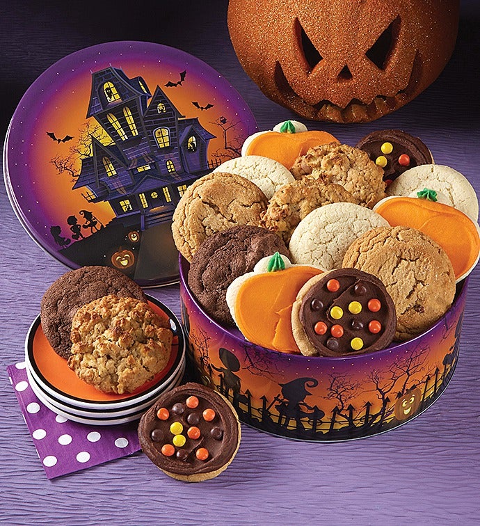 Create Your Own   Haunted House Halloween Gift Tin