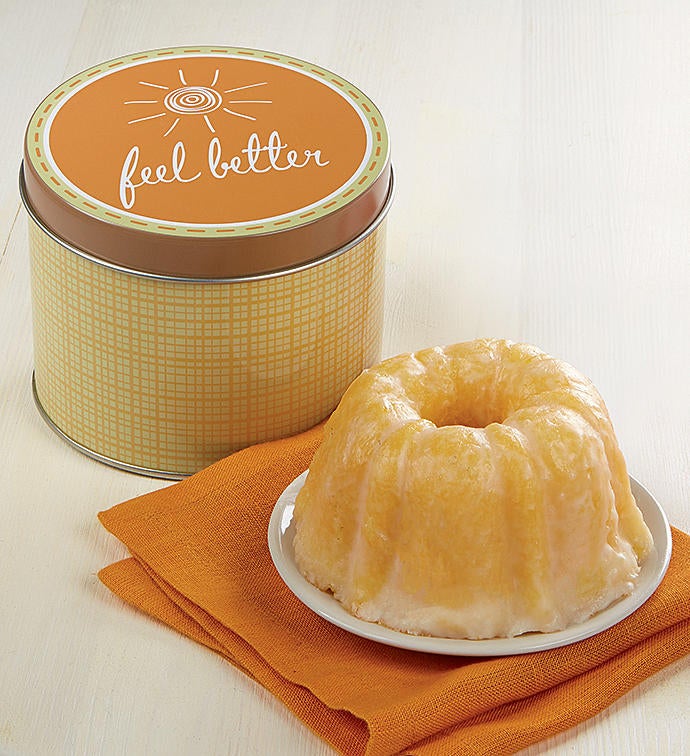Feel Better Mini Lemon Cake and Gift Tin