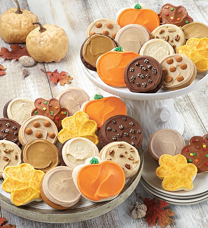 Fall Frosted Cookies