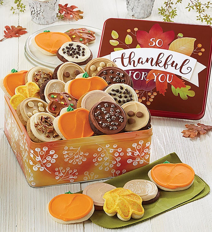 So Thankful for You Gift Tin Frosted Assortment
