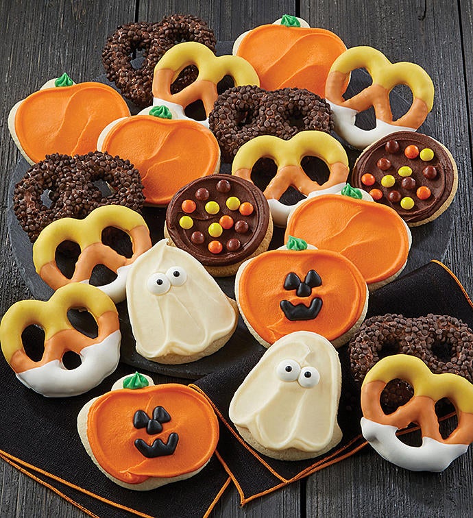 Halloween Cookies and Pretzels