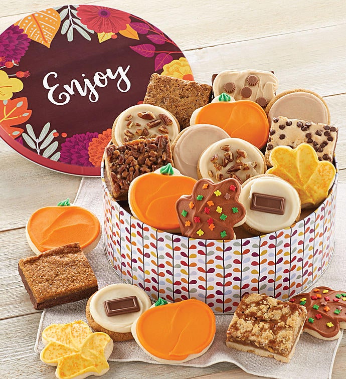 Fall Gift Tin – Cookies and Brownies
