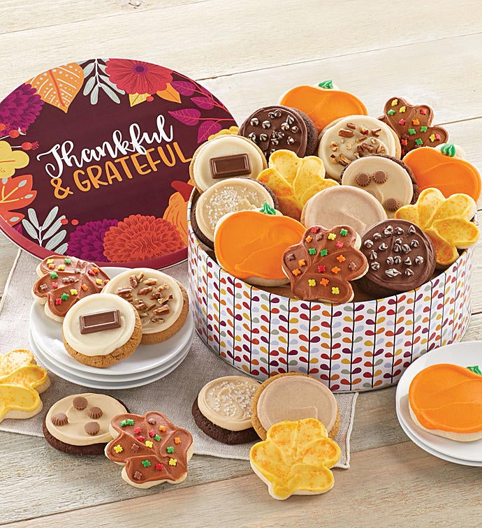 Fall Gift Tin   Frosted Assortment