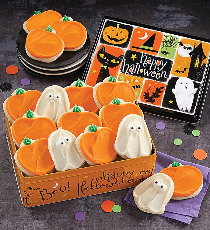 Buttercream Frosted Halloween Gift Tin