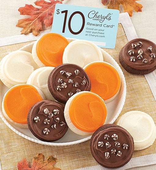 12-Count Snack Size Fall Cookie Sampler + $10 GC