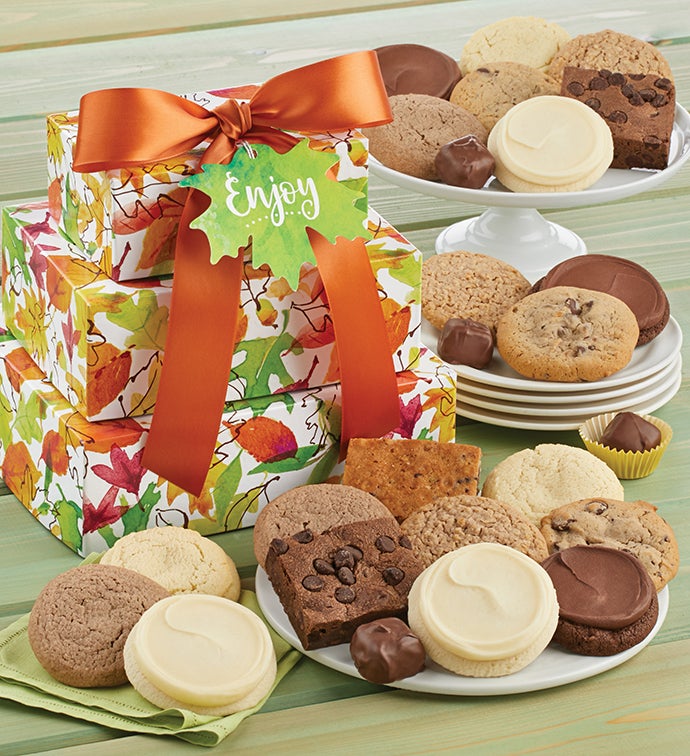 Sugar Free Fall Gift Tower