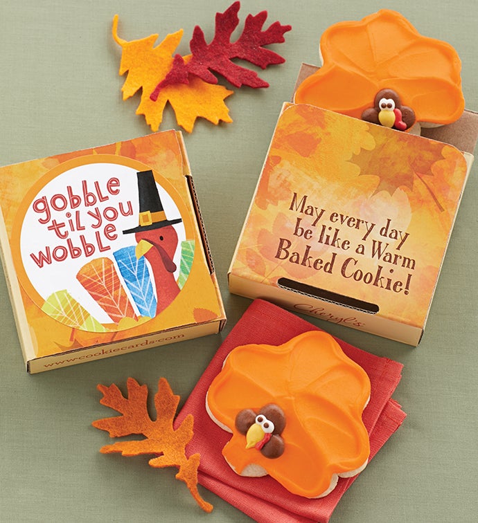 Gobble Till You Wobble Cookie Card