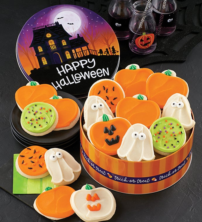 Happy Halloween Gift Tin   Cut outs