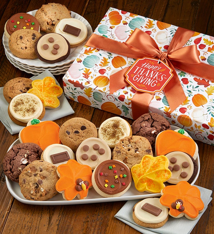 Thanksgiving Cookie Gift Box