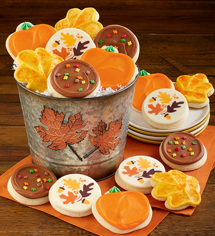 Fall Leaf Cookie Pail