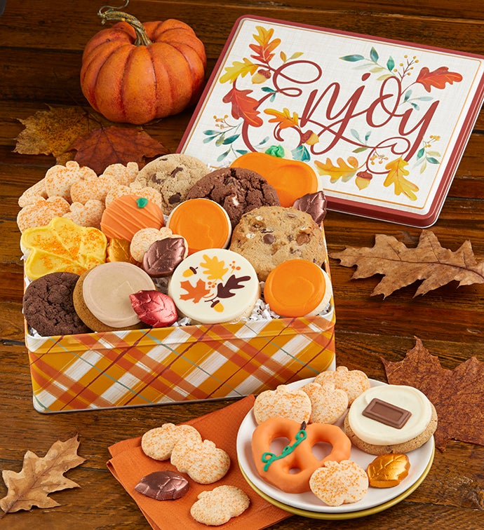 Fall Gift Tin Treats Assortment