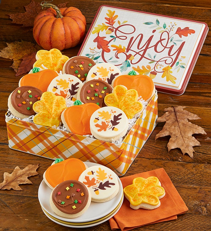 Fall Gift Tin Cut-Out Assortment