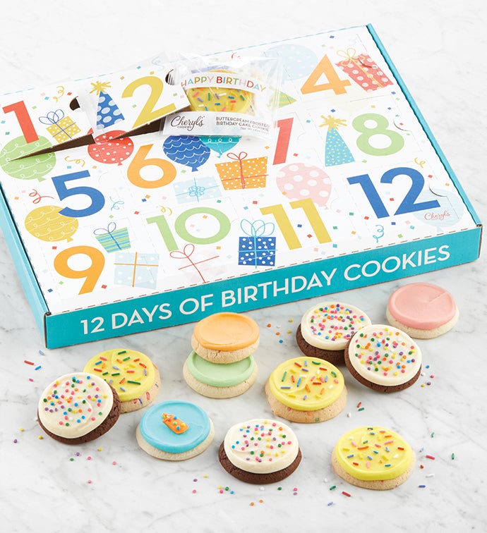 Happy Birthday Countdown Gift Box