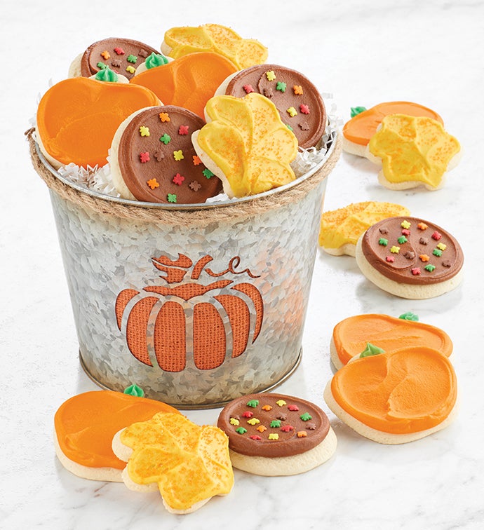 Fall Buttercream Cookie Pail