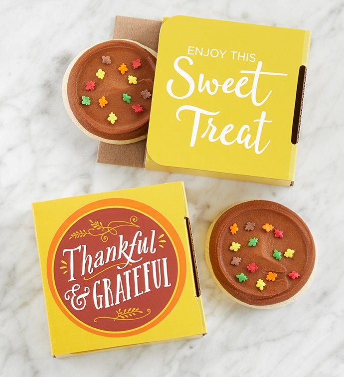 Thankful and Grateful Cookie Card