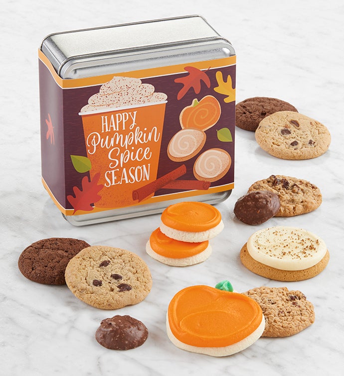 Happy Pumpkin Spice Season Treats Mini Gift Tin