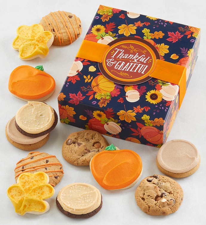 Fall Cookie Gift Box   Thankful & Grateful