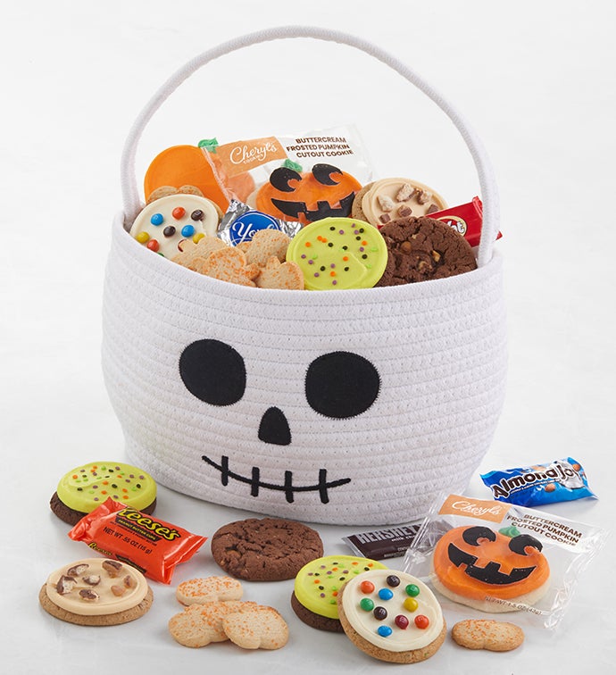 Skeleton Boo Bucket and Treats