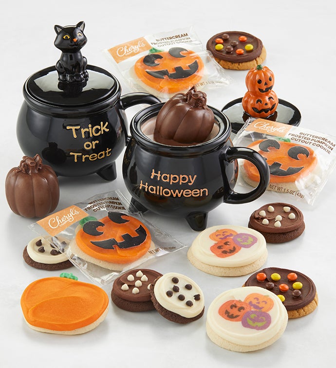 Cauldron Mugs, Cookies and Cocoa Bombs   Set of 2