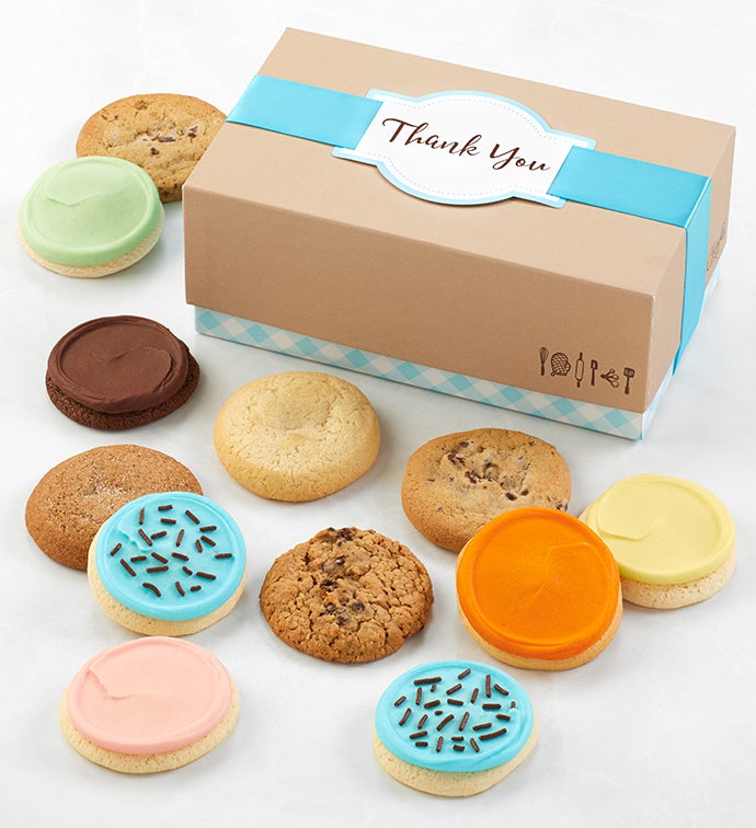 Thank You Cookie Gift Box   12 cookies